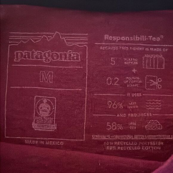 Patagonia Raspberry Pink T-shirt - Picture 6 of 6